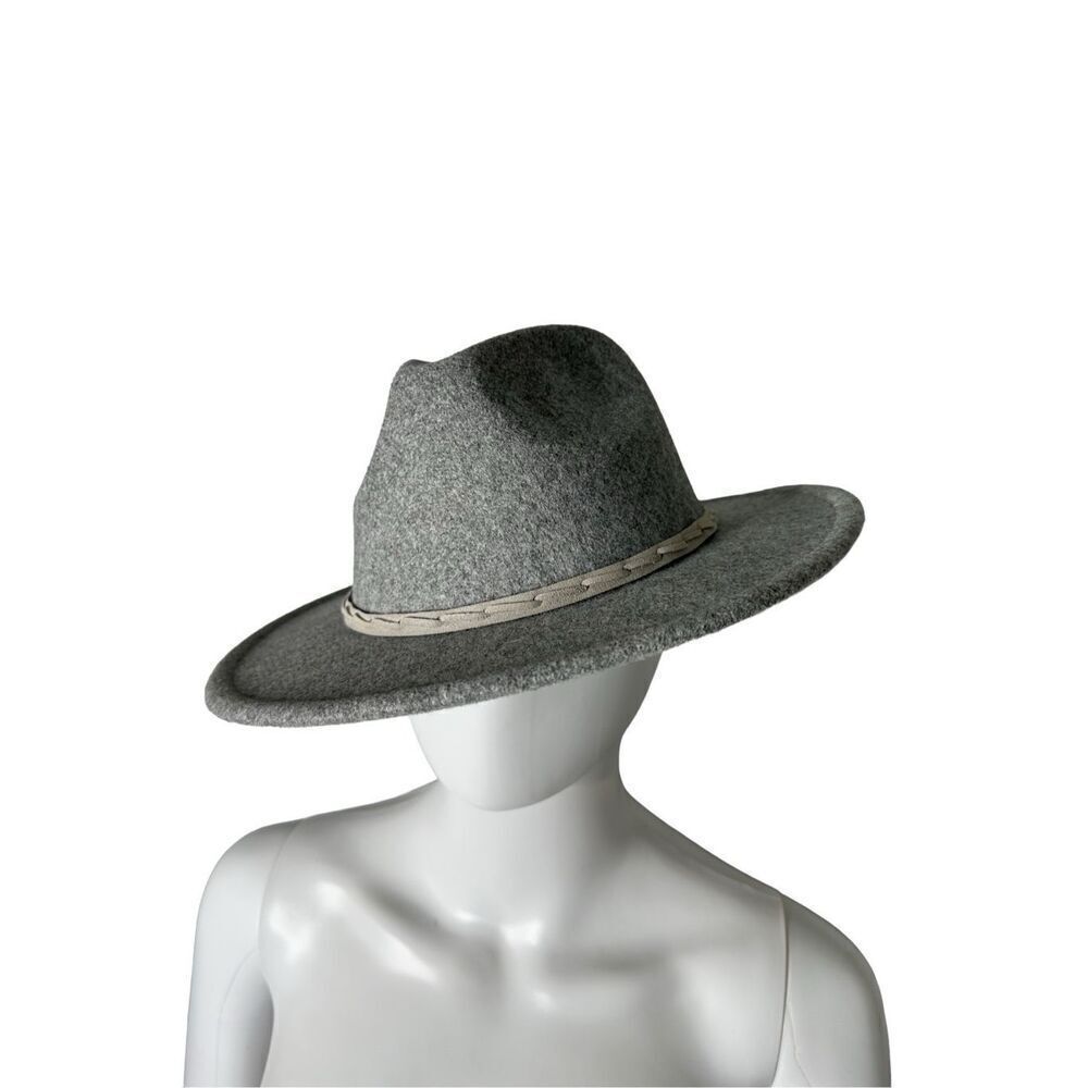 Classic Sherlock Holmes Style Grey Fedora Hat